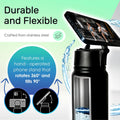 Insulated Water Bottle with Phone Stand & Snack Holder – Leakproof, 360° Kickstand, Great for Gym, Work, Travel, Sports – Fits Most Smartphones
