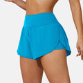 High-Waist Swim Shorts with Pockets