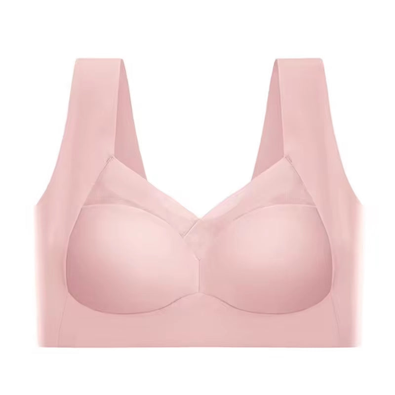 Seamless Lace Push-Up Sports Bra
