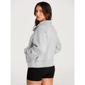 Cropped Half-Zip Fleece Hoodie – Fall Fashion Quarter-Zip Pullover