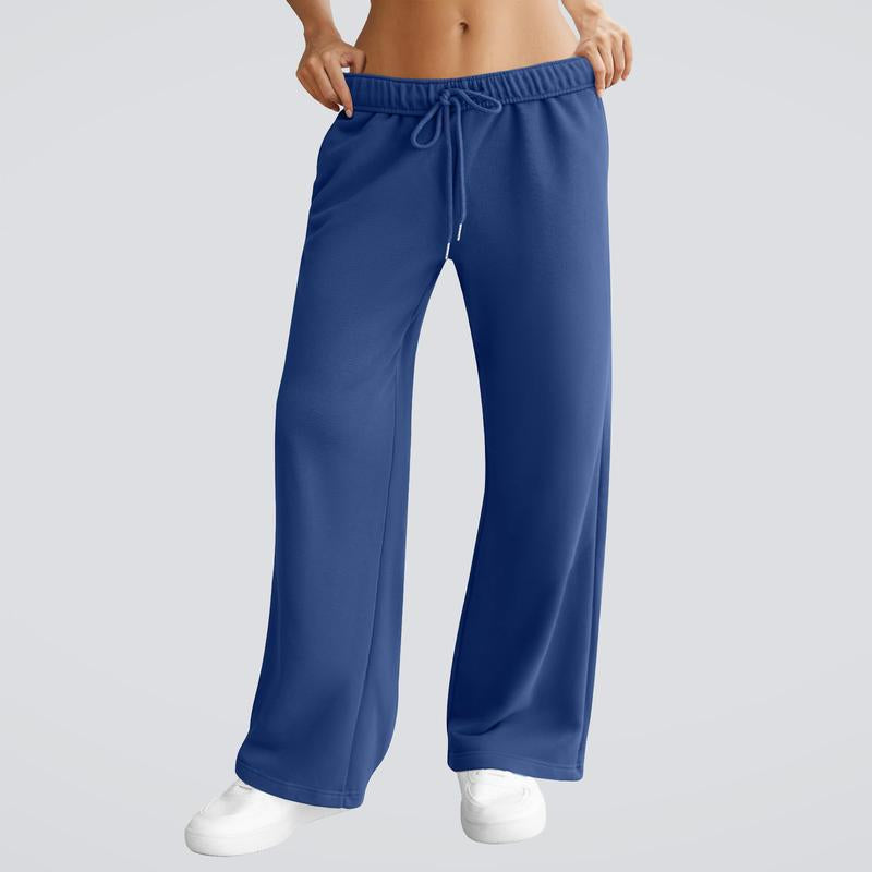 Dlooda Y2K Wide-Leg Sweatpants – Minimalist Baggy Lounge Trousers