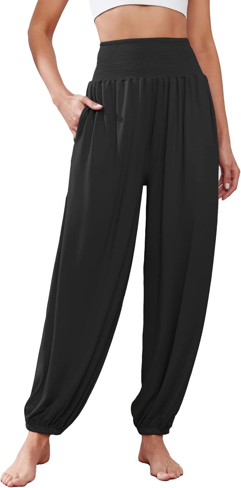 Stretch Lounge & Workout Harem Trousers