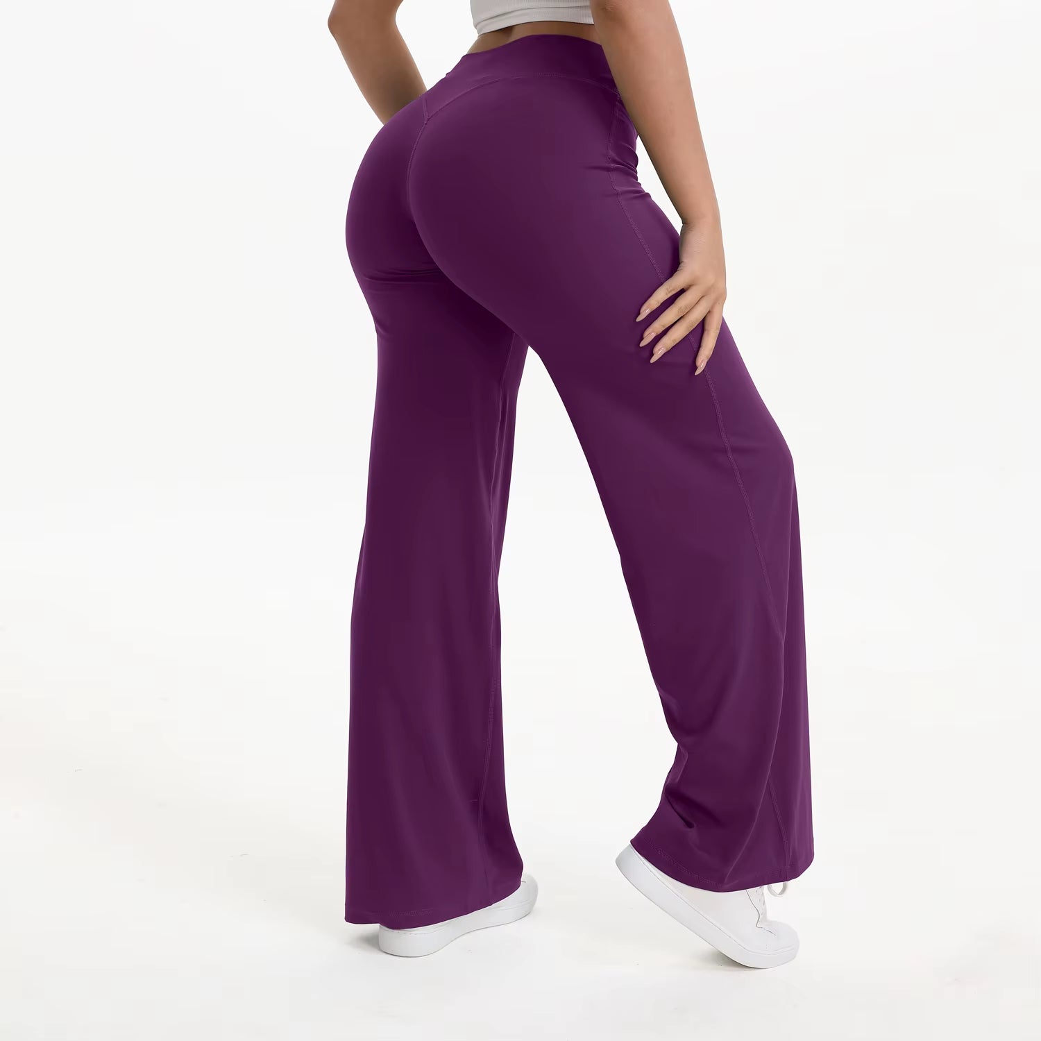 Softmotion Straight-Leg Yoga Pants – Naked-Feel Athletic Trousers