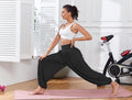 Harem Pants for Women UK High Waist Yoga Pants Workout Stretch Lounge Trousers S-XXL
