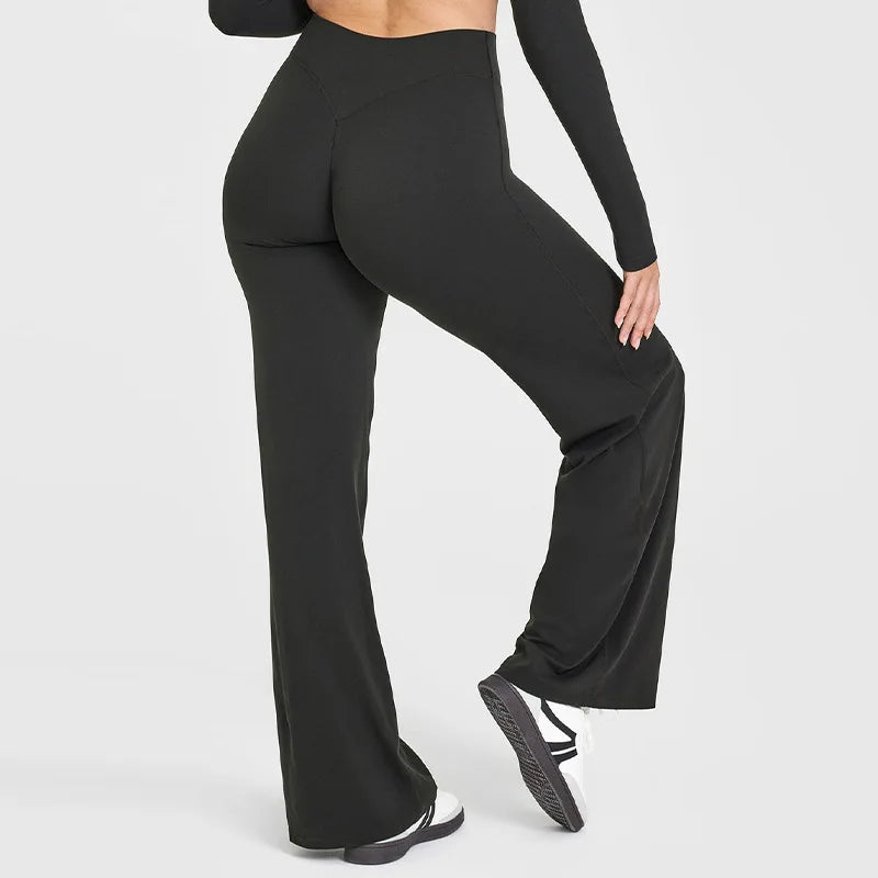 Softmotion Straight-Leg Yoga Pants – Naked-Feel Athletic Trousers