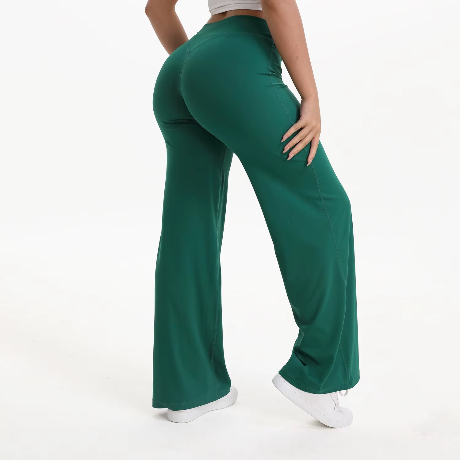 Softmotion Straight-Leg Yoga Pants – Naked-Feel Athletic Trousers