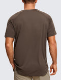 Men'S Lightweight Short Sleeve T-Shirt Moisture Wicking Quick Dry Athletic Tee Workout Breathable Training Shirt