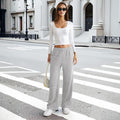 Dlooda Y2K Wide-Leg Sweatpants – Minimalist Baggy Lounge Trousers