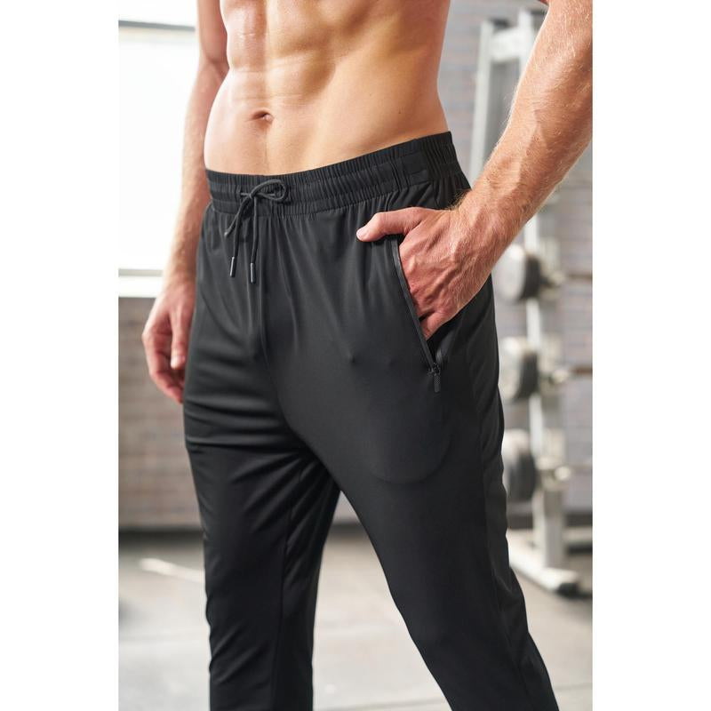 Apex Men’s Cuffed Joggers – High-Stretch Big & Tall Athletic Sweatpants