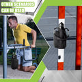 Magnetic Water Bottle Carrier with Phone Pocket & Shoulder Strap - 6 Powerful Built-In Magnets!