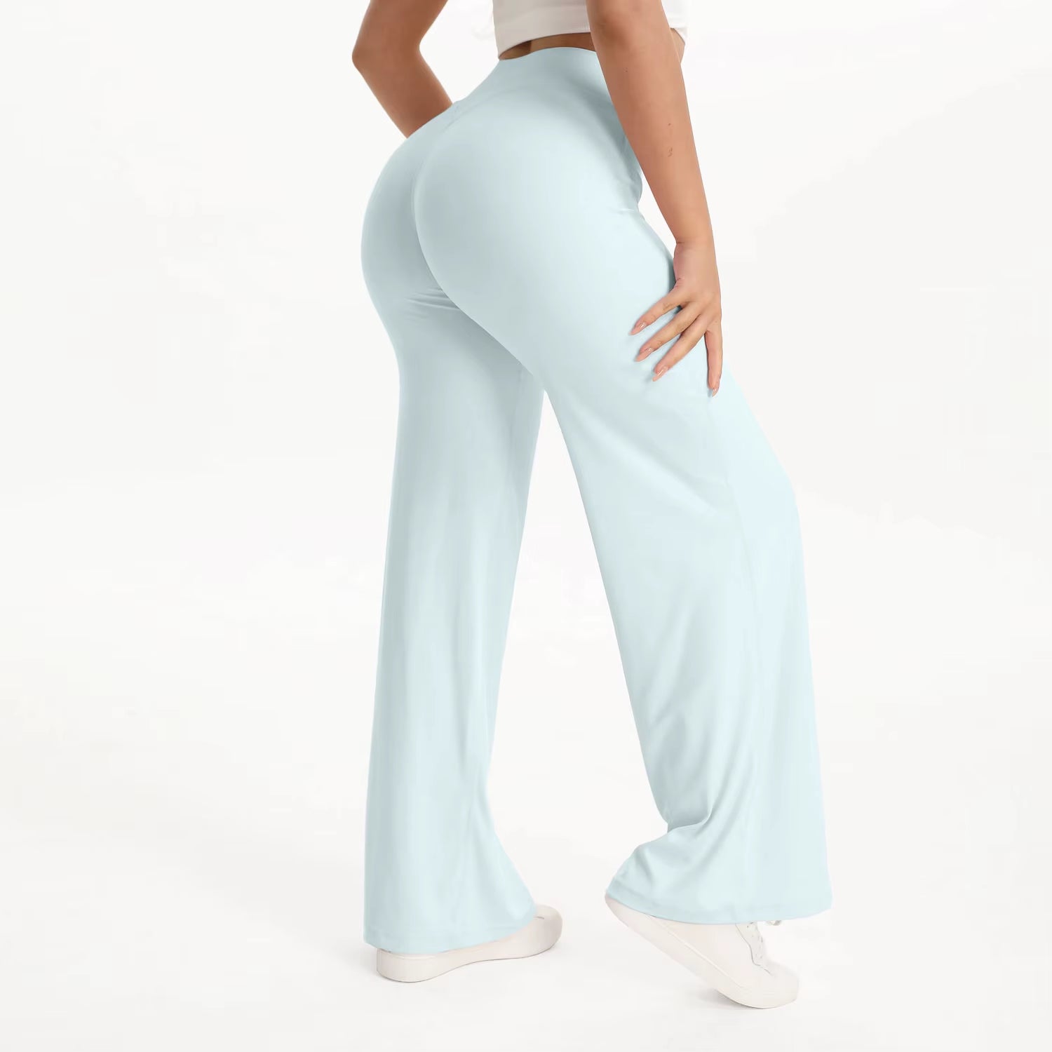 Softmotion Straight-Leg Yoga Pants – Naked-Feel Athletic Trousers