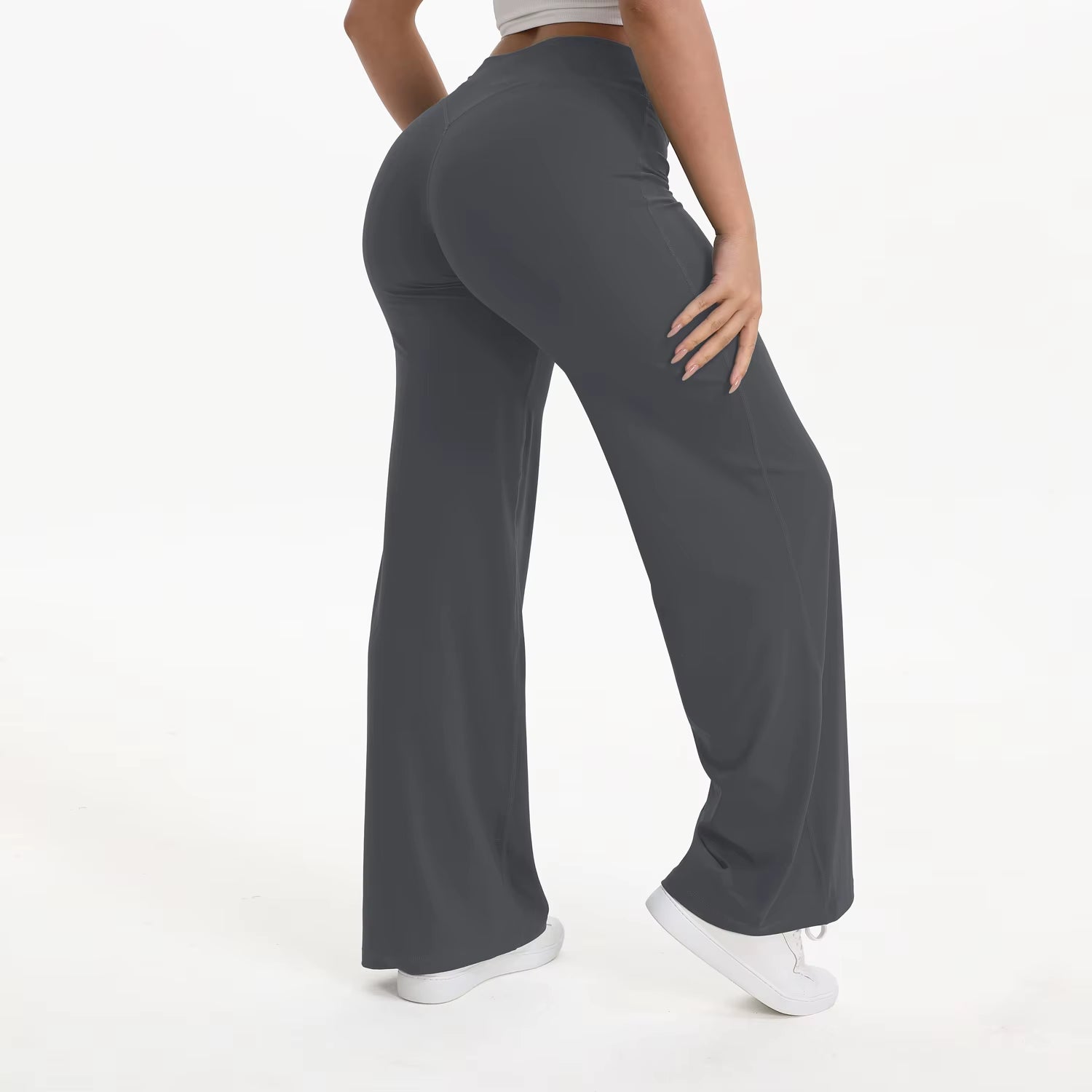 Softmotion Straight-Leg Yoga Pants – Naked-Feel Athletic Trousers