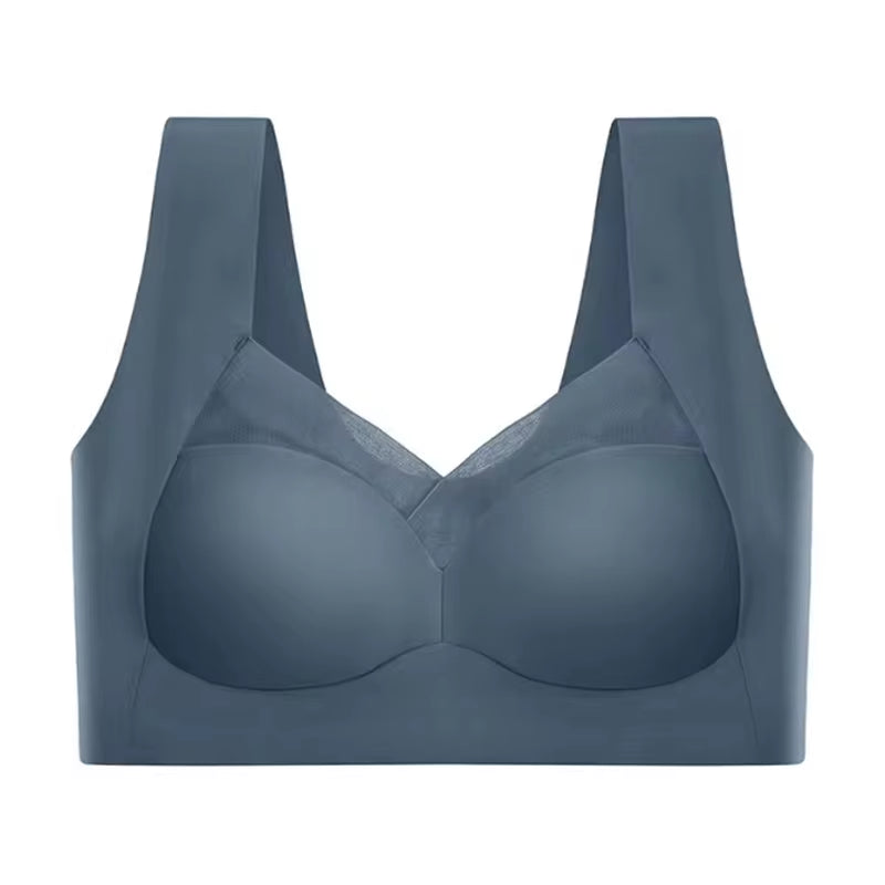 Seamless Lace Push-Up Sports Bra