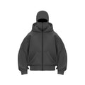 Y2K Gothic Balaclava Hoodie – Double-Hooded Cyber-Tech Mask Sweatshirt