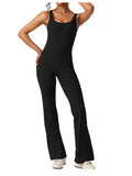 Elite Backless Yoga Bodysuit – Sculpting Slim-Fit Sports Romper