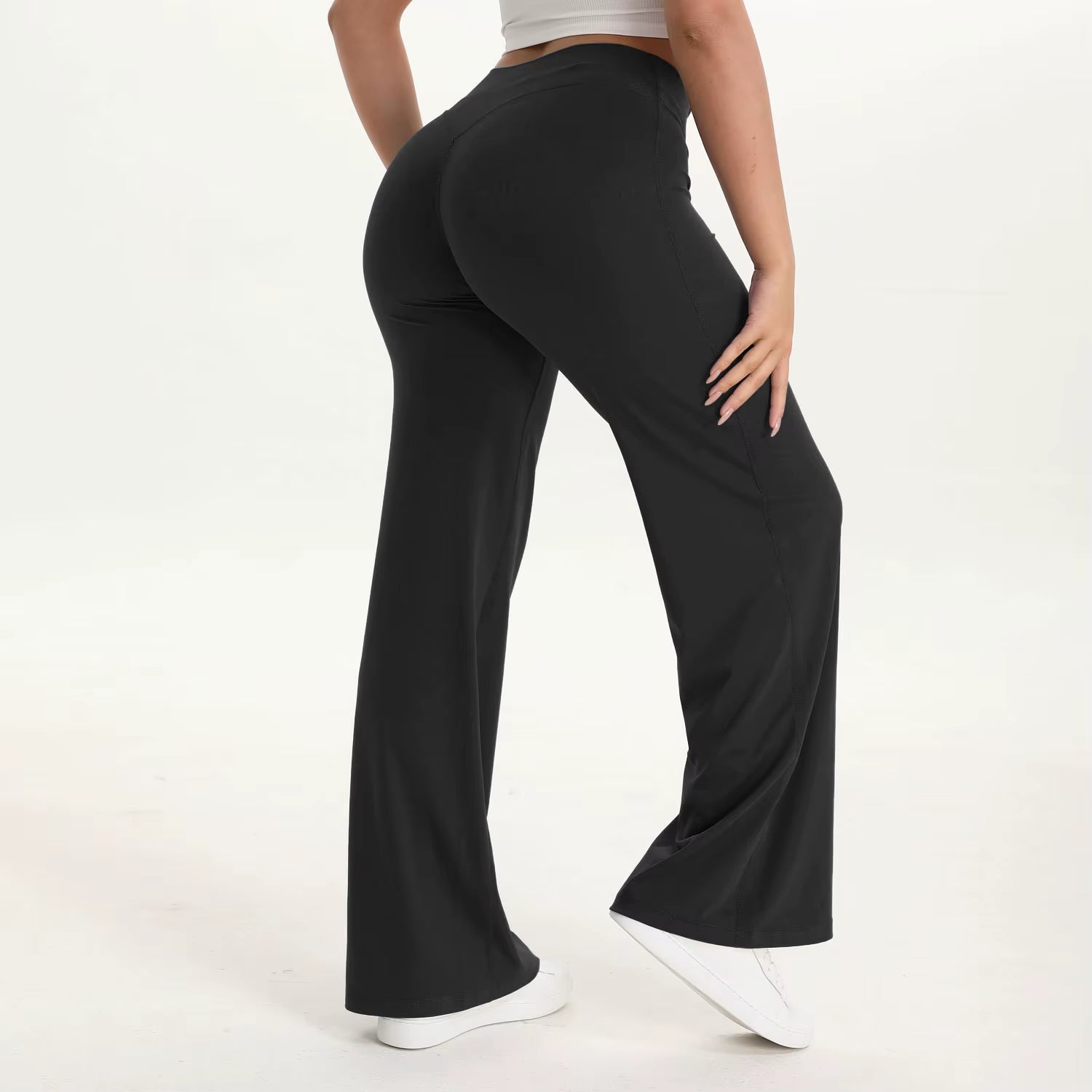 Softmotion Straight-Leg Yoga Pants – Naked-Feel Athletic Trousers