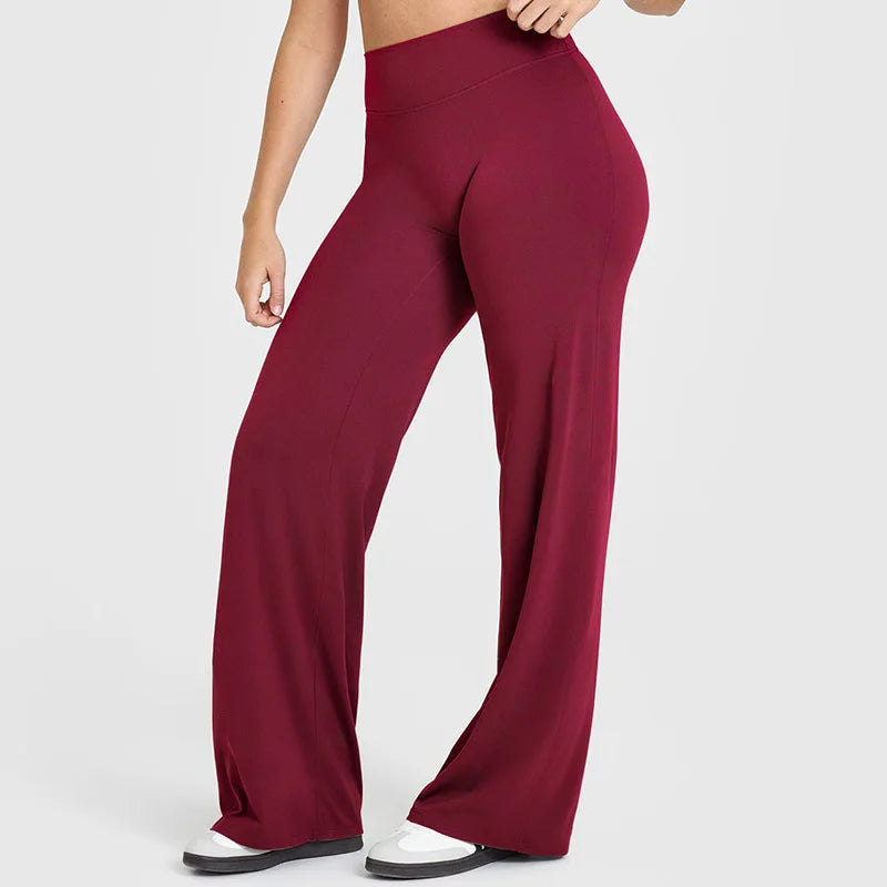 Softmotion Straight-Leg Yoga Pants – Naked-Feel Athletic Trousers