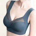 Seamless Lace Push-Up Sports Bra
