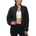 MAGCOMSEN Cropped Thermal Fleece – Full-Zip Winter Jacket with Drawstring Hem