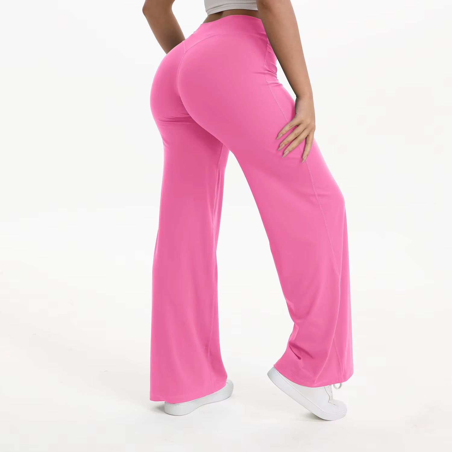 Softmotion Straight-Leg Yoga Pants – Naked-Feel Athletic Trousers