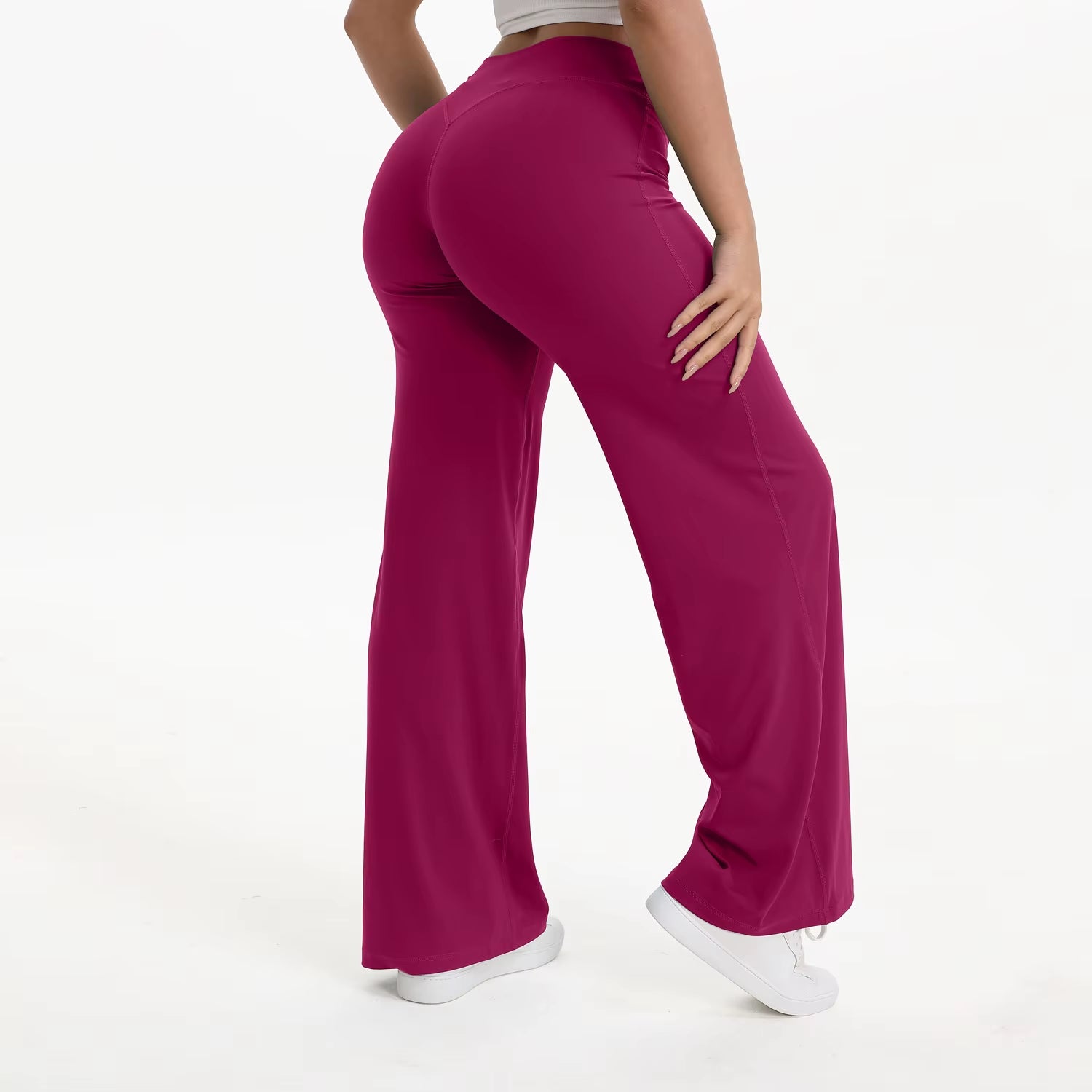 Softmotion Straight-Leg Yoga Pants – Naked-Feel Athletic Trousers