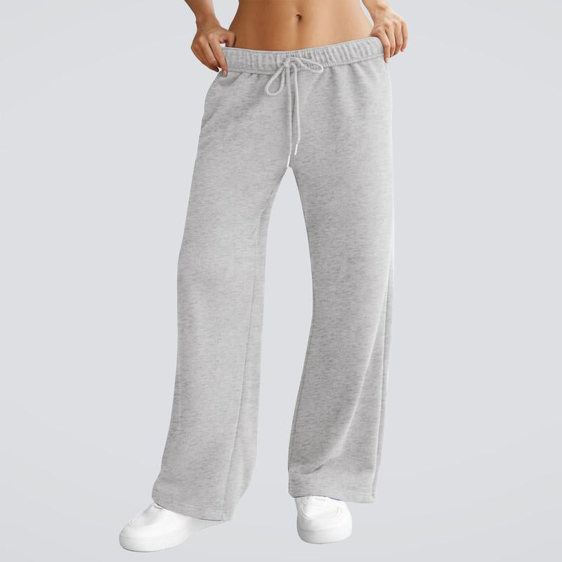 Dlooda Y2K Wide-Leg Sweatpants – Minimalist Baggy Lounge Trousers