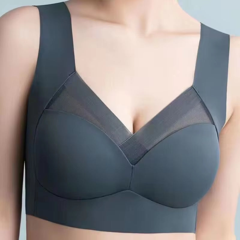 Seamless Lace Push-Up Sports Bra