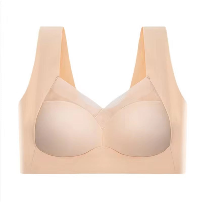 Seamless Lace Push-Up Sports Bra