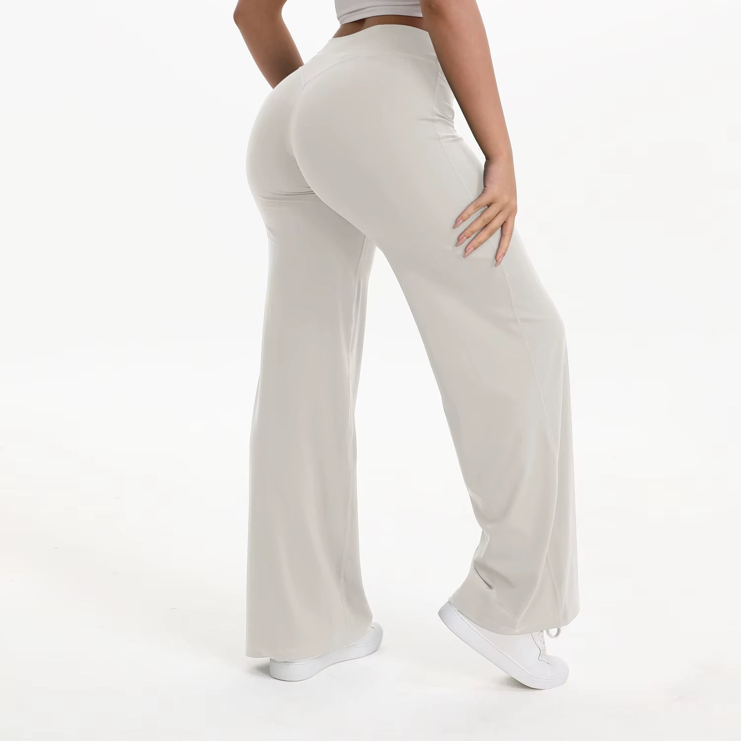 Softmotion Straight-Leg Yoga Pants – Naked-Feel Athletic Trousers