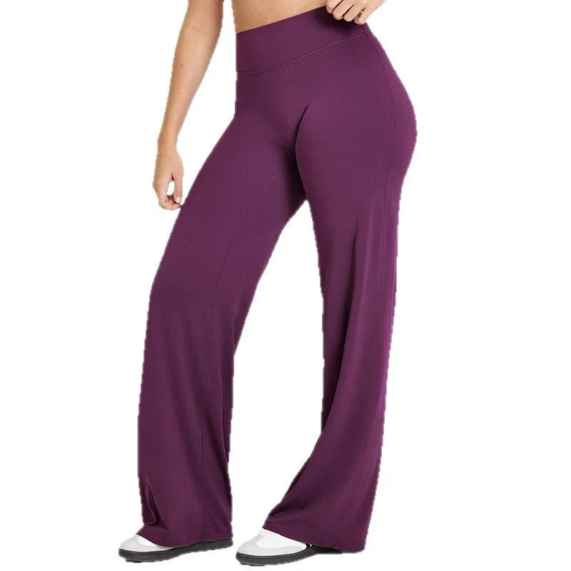 Softmotion Straight-Leg Yoga Pants – Naked-Feel Athletic Trousers