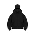 Y2K Gothic Balaclava Hoodie – Double-Hooded Cyber-Tech Mask Sweatshirt